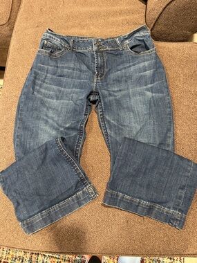 Stetson Blue Flared Denim Jeans
